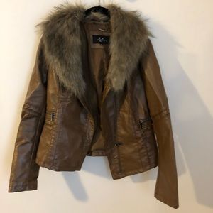 LA Coalition Vegan Faux Leather Jacket